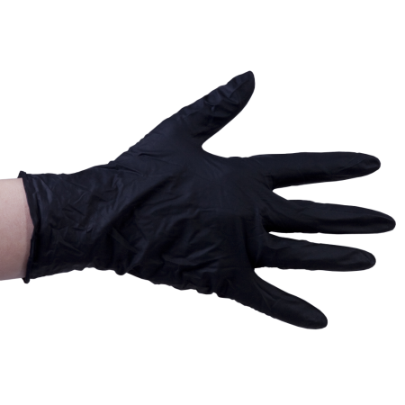 Nitril Gloves 100pcs Black M pd.fr.