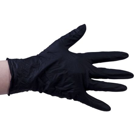 Nitril Gloves 100pcs Black L pd.fr.